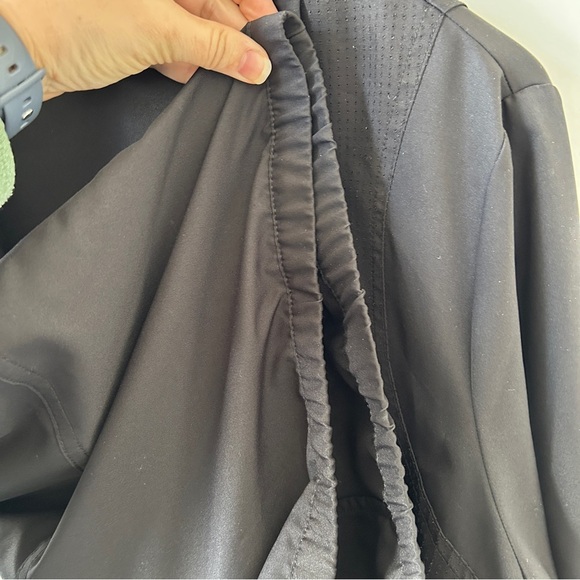 Women’s 16P Alia Spring Black Lightweight Zippered Jacket Bomber Style Pockets - Picture 8 of 13